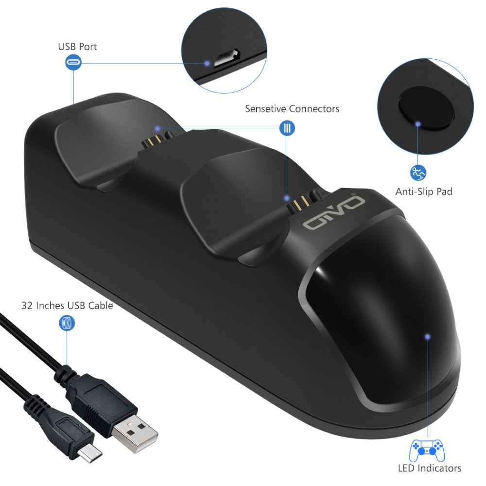 BMMO DualDock Wireless Controller Charging Station