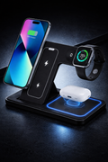 BMMO TriCharge 15W Foldable Wireless Charging Station